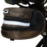 View Item PedalPro Brown/Gold Expandable Bicycle Saddle Bag
